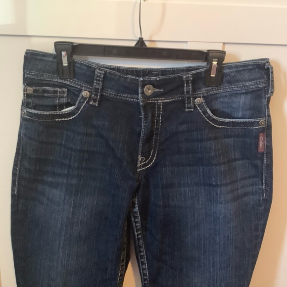 Silver Suki bootcut surplus  size W 33  X  L32 blue - Picture 11 of 11